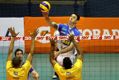 São Bernardo (SP) - 19.11.2016 - Superliga masculina - São Bernardo Vôlei x Montes Claros Vôlei