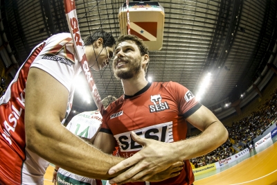 Belém (PA) - 14.12.2016 - Superliga masculina 16/17 - Vôlei Brasil Kirin x Sesi-Sp