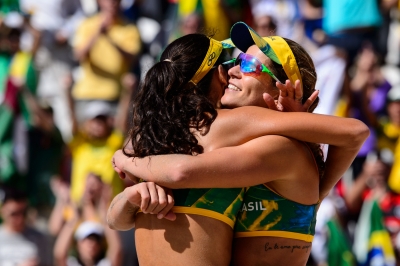 Rio de Janeiro (RJ) - 11.08.2016 - Larissa/Talita x Kolosinska/Brzostek