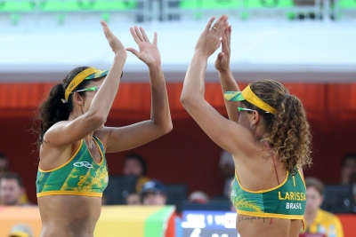 Rio de Janeiro (RJ) - 14.08.2016 - Larissa/Talita x Heidrich/Zumkher