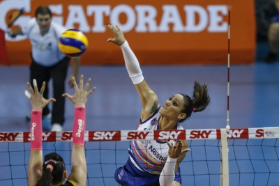 Osasco (SP) - 07.04.2017 - Superliga feminina - Vôlei Nestlé x Dentil/Praia Clube