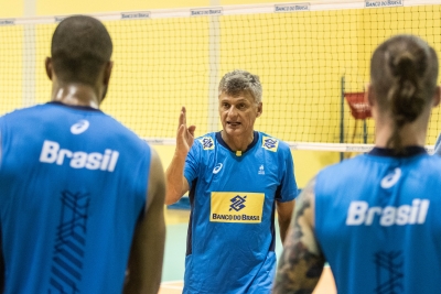 SAQUAREMA (RJ) - 24.05.2017 - TREINO DA SELEÇÃO BRASILEIRA MASCULINA DE VÔLEI 