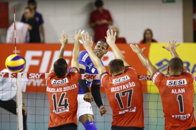 São Paulo (SP) - 27.01.2018 - Copa Brasil - Sesi-SP x Sada Cruzeiro