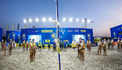 Saquarema (RJ) - 17.09.2020 - Cerimônia de Abertura - Circuito Brasileiro Open de Vôlei de Praia