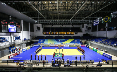 Belo Horizonte (MG) - 21.10.2020 - Troféu Super Vôlei Banco do Brasil Masculino - Apan/Eleva/Blumenau x Sesi-SP