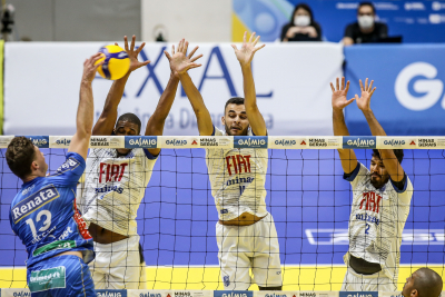 Belo Horizonte (MG) - 22.10.2020 - Troféu Super Vôlei Banco do Brasil Masculino - Fiat/Minas x Vôlei Renata