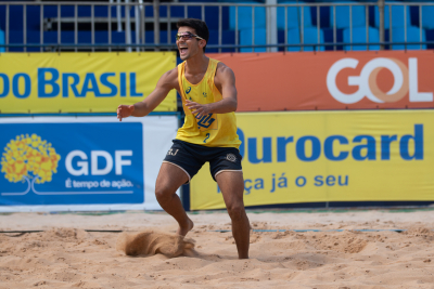 Brasília (DF) - 03.05.2022 - 1ª Etapa Circuito Brasileiro de Vôlei de Praia sub-19 2022 - Fase final