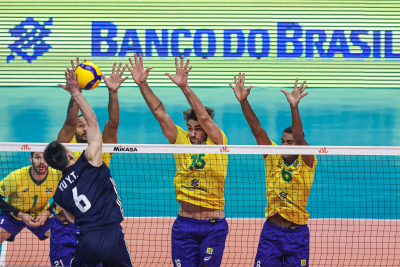 Brasília (DF) - 12.06.2022 - Brasil x China - Liga das Nações Masculina