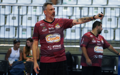 Jaraguá do Sul (SC) - 04.03.2023 - Copa Brasil Masculina - Treino Farma Conde Vôlei SJC