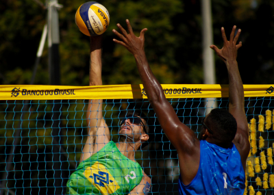 Brasília (DF) - 13.7.2023 - 6ª etapa do Circuito Brasileiro de Vôlei de Praia - Dia 2