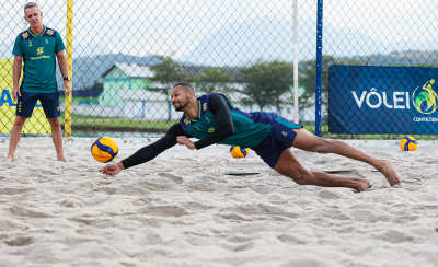 Saquarema (RJ) - 04.08.2023 - Treino da seleção masculina - manhã