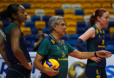 Recife (PE)  17.8.2023 - Sul-Americano feminino - Treino do Brasil  