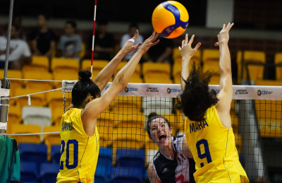 Recife (PE) 21.8.2023 - Campeonato Sul-Americano feminino - Peru x Colômbia