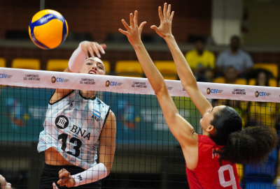 Recife (PE) 22.8.2023 - Campeonato Sul-Americano feminino - Argentina x Colômbia