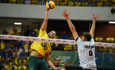 Recife (PE) 30.8.2023 - Campeonato Sul-Americano masculino - Brasil x Argentina