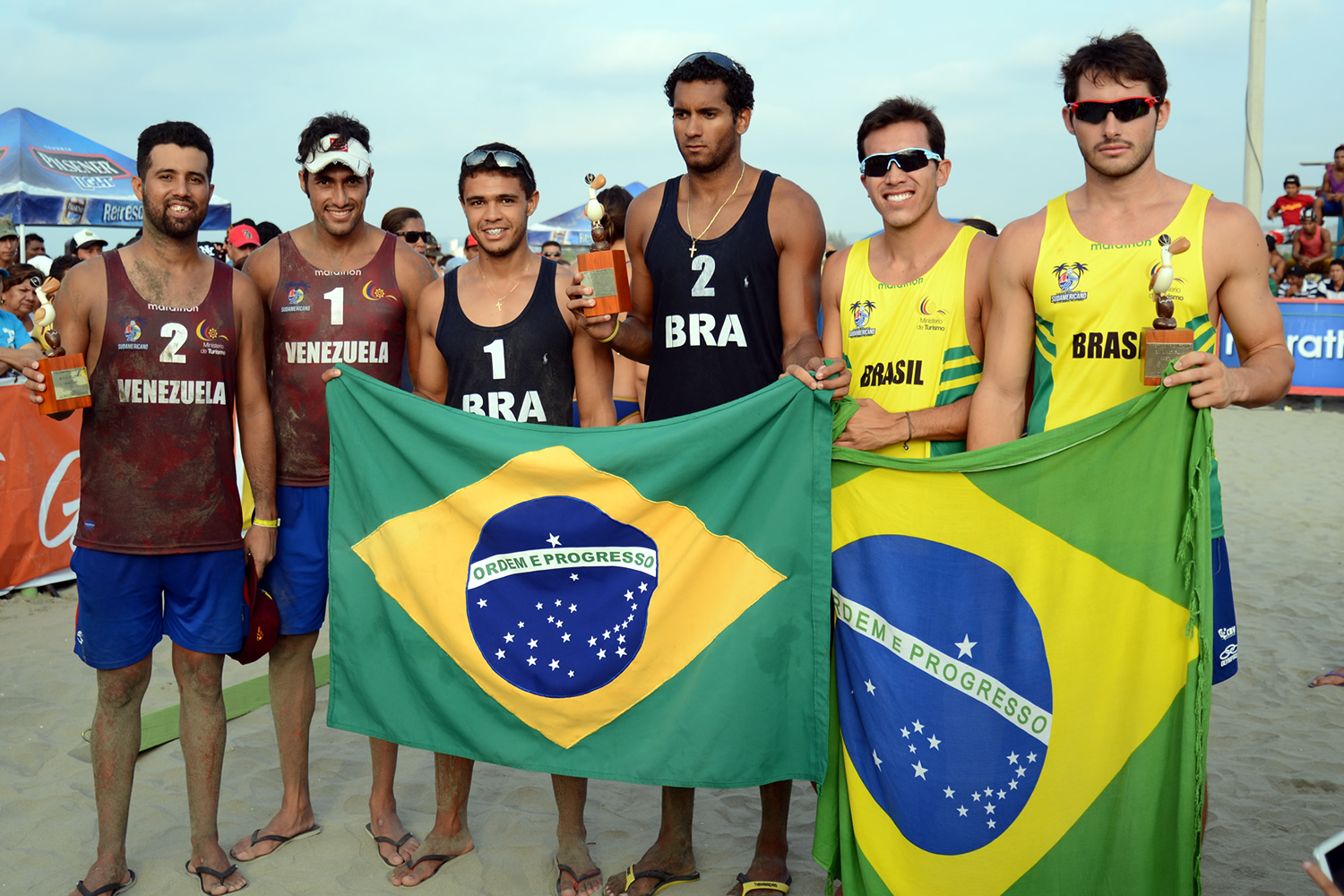 CIRCUITO SUL-AMERICANO: Brasil conquista dois ouros, uma prata e um bronze no Equador