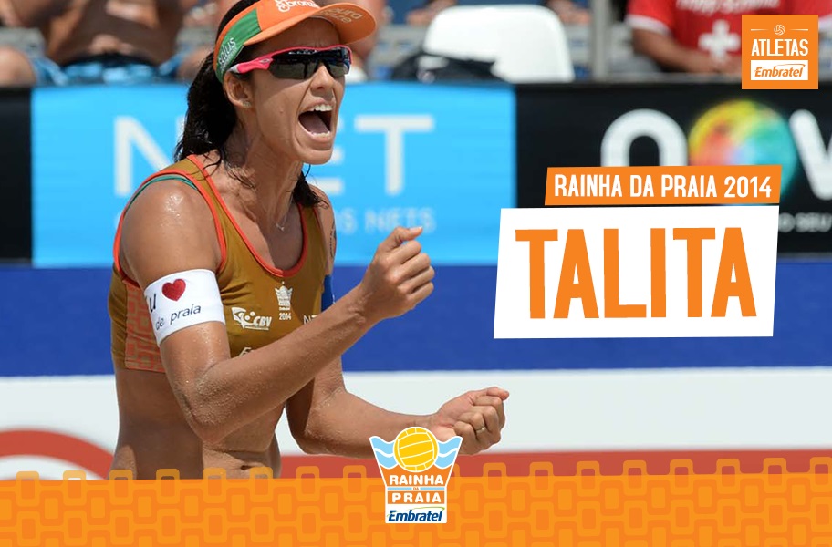 RAINHA DA PRAIA 2014: Talita supera Ágatha na final e é tricampeã