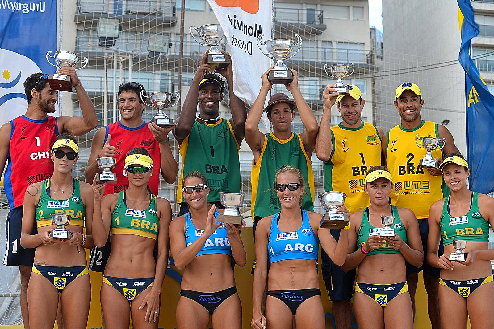 CIRCUITO SUL-AMERICANO: Thiago e Álvaro Filho são campeões em Montevidéu