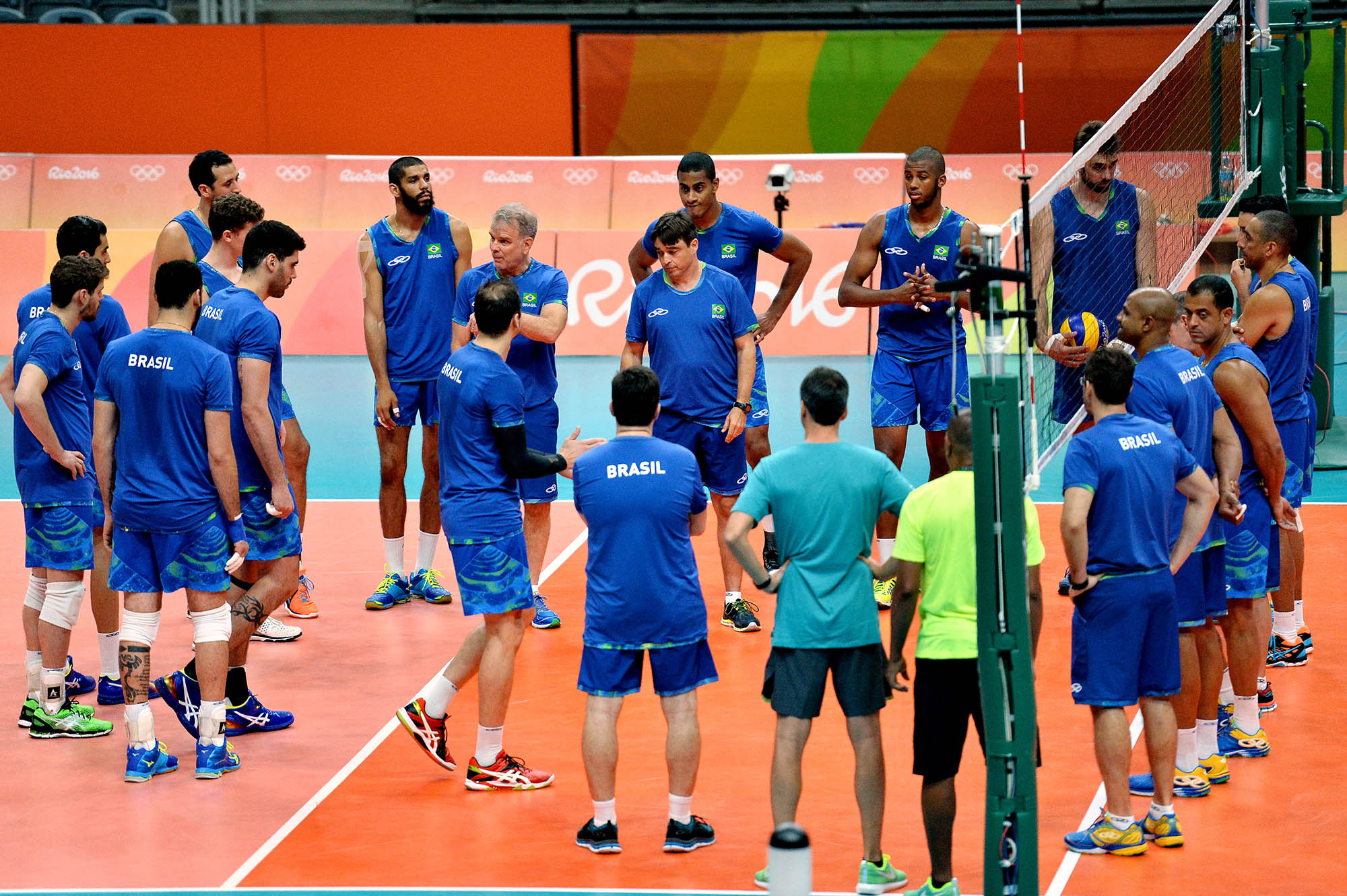 Brasil faz primeiro treino no palco oficial dos Jogos Olímpicos