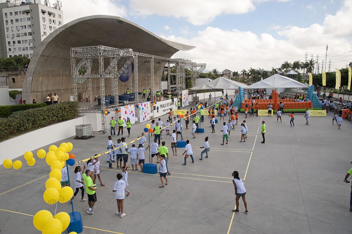 Crianças e adolescentes participam de Festival pré-Jogos Olímpicos