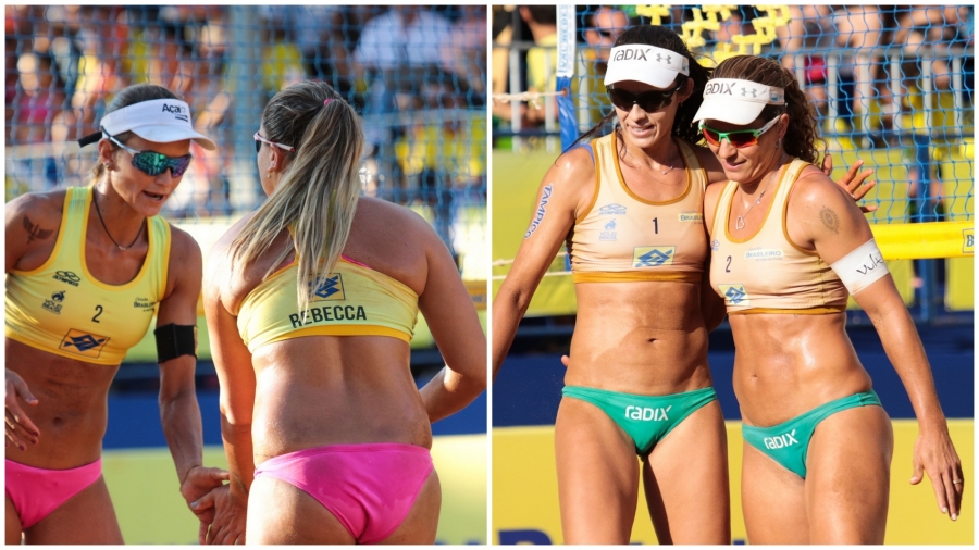 Larissa/Talita e Elize/Rebecca fazem repetição de final, agora em Uberlândia