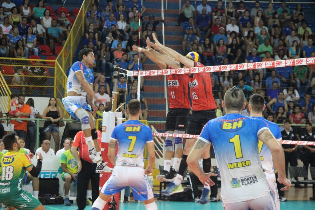 Sesi-SP vence Montes Claros Vôlei e a força da torcida mineira