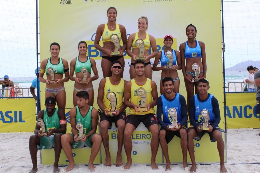 Ana Patrícia/Paula Hoffmann e Vinícius/Eduardo Davi campeões em Cabo Frio