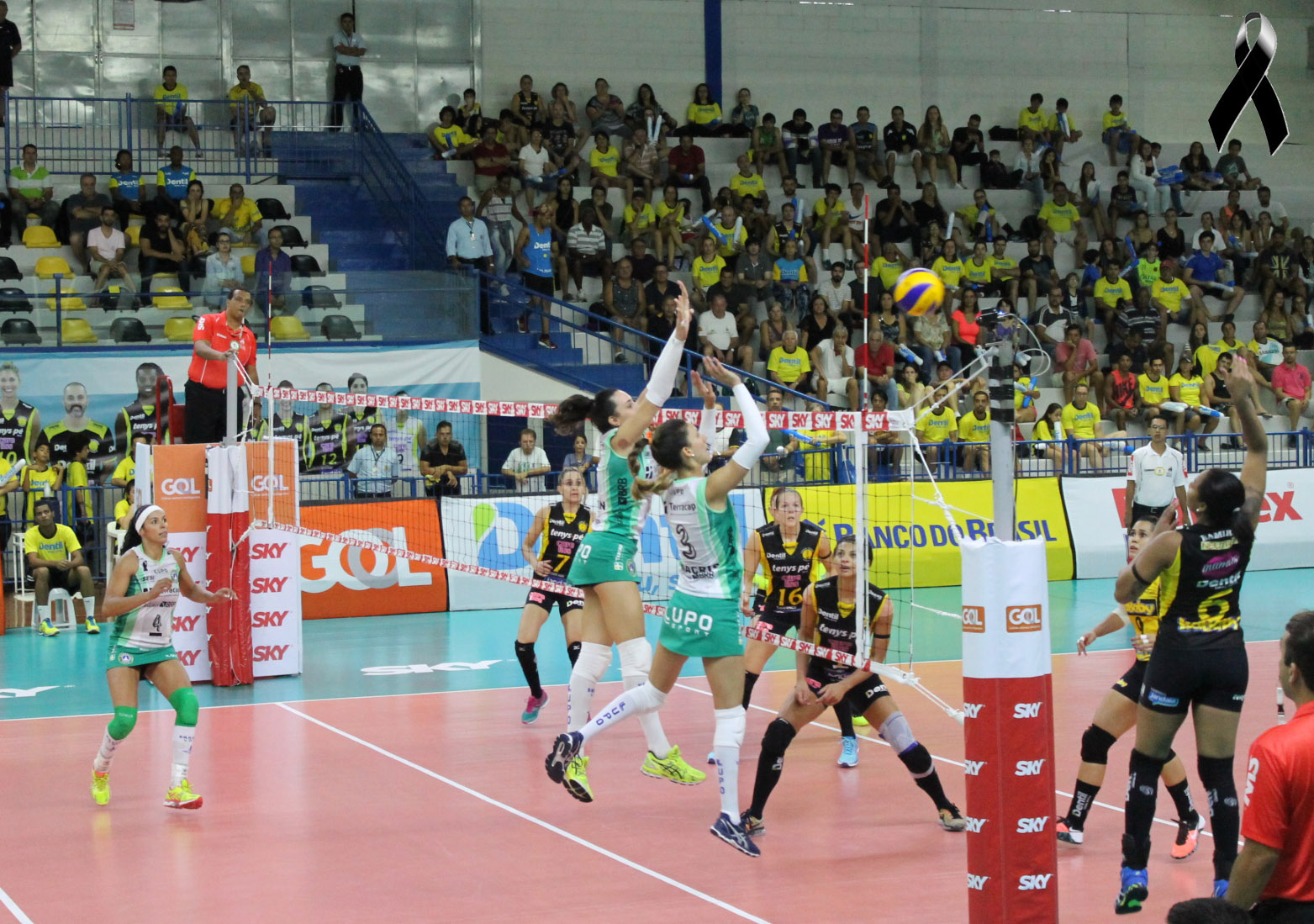 Terracap/BRB/Brasília Vôlei quebra a invencibilidade do Dentil/Praia Clube 