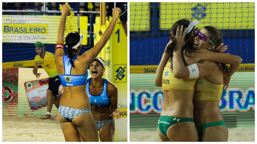 Duda/Elize Maia e Larissa/Talita se enfrentam na final em Fortaleza