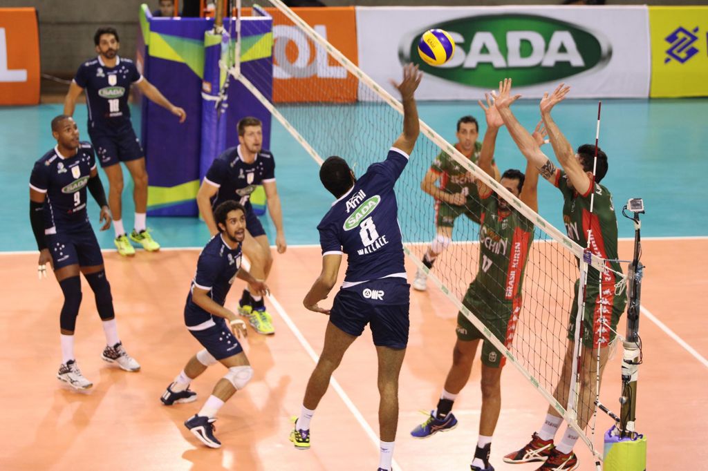 Sada Cruzeiro vence o Brasil Kirin por 3 sets a 1