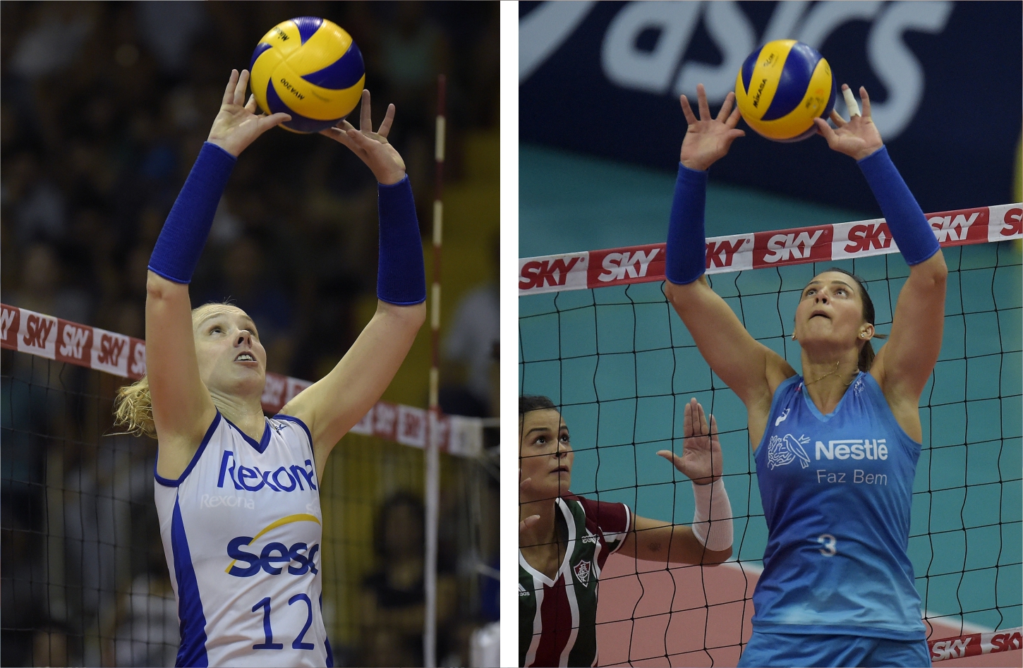  Dani Lins e Roberta comandam Vôlei Nestlé e Rexona-Sesc para final 