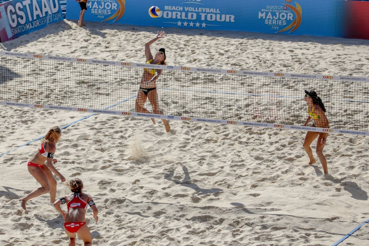 Brasil começa com oito vitórias em 10 jogos no torneio feminino de Gstaad