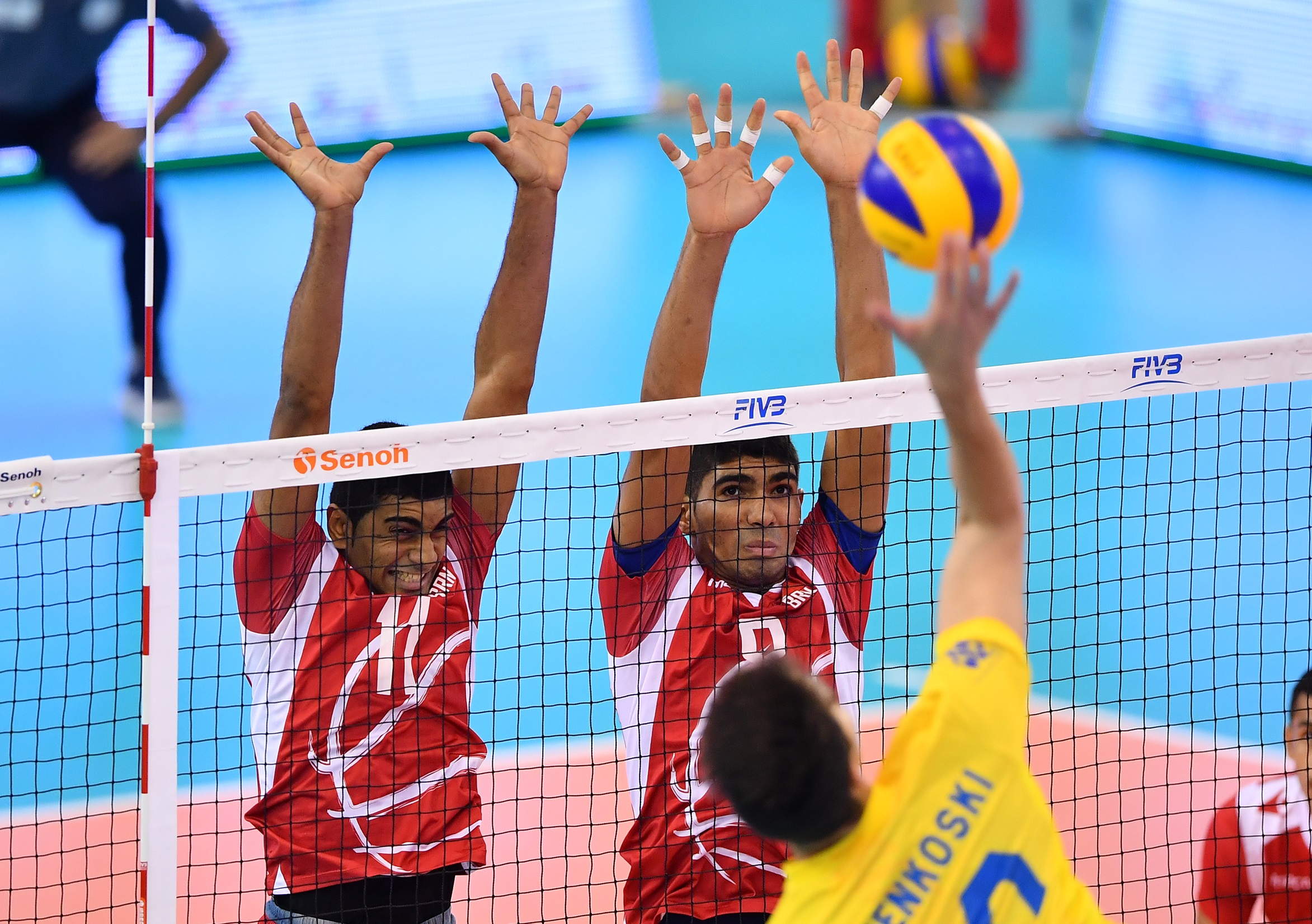 Brasil vence o Bahrein por 3 sets a 0