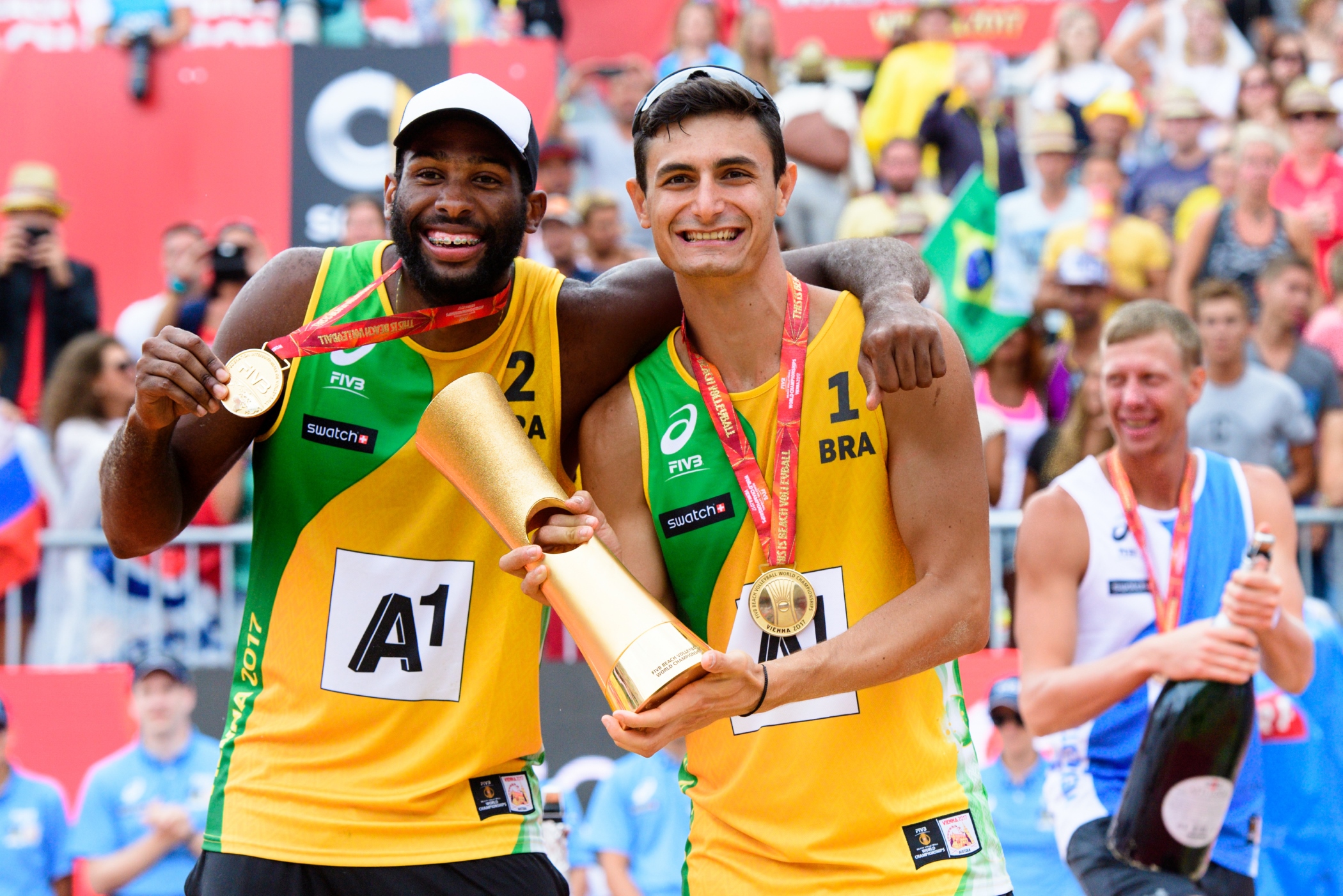 Larissa/Talita e Evandro/André são confirmados como campeões da temporada