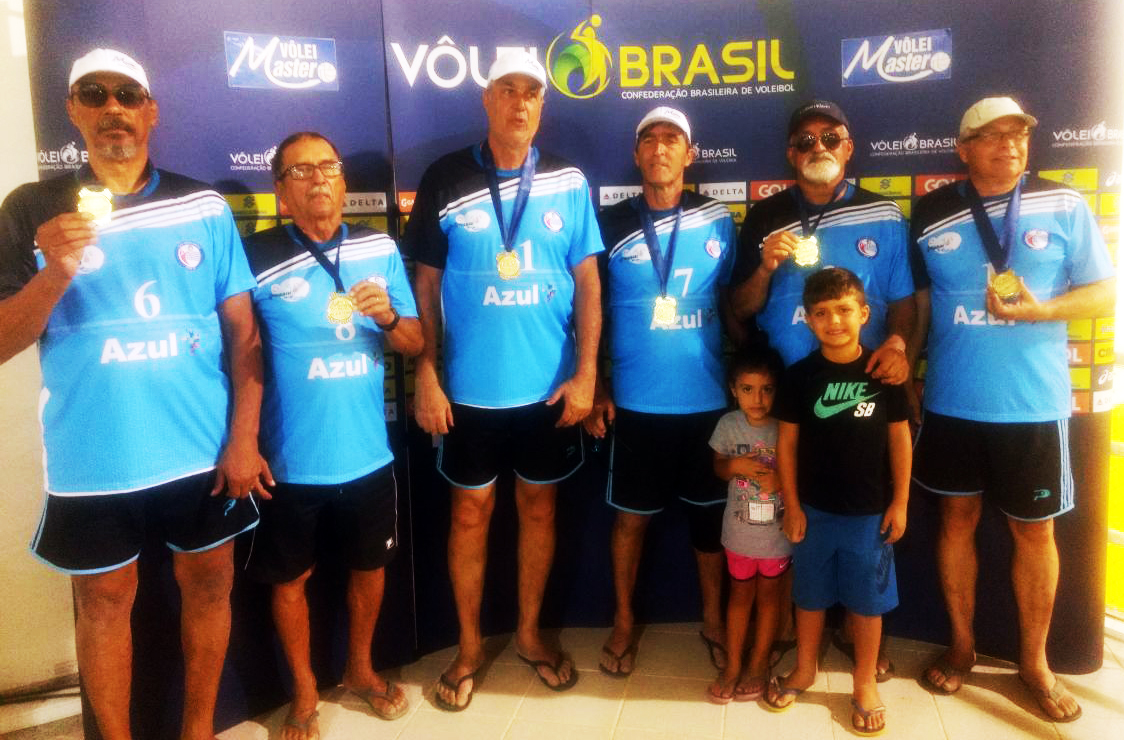 Quarteto Vôlei Master Campos (RJ) conquista o título da categoria