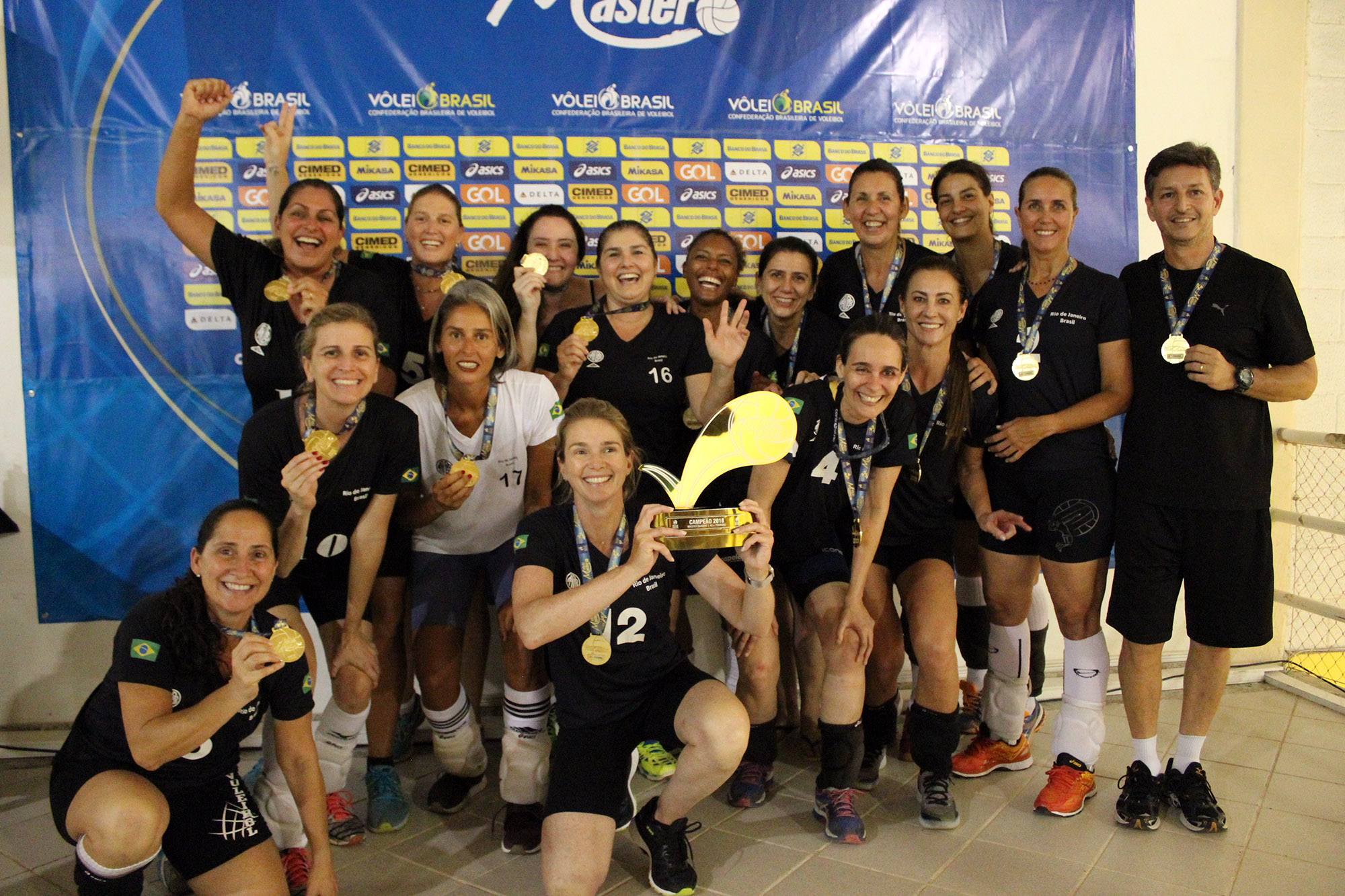 AABB Rio vence mais uma vez a categoria 45+ feminina