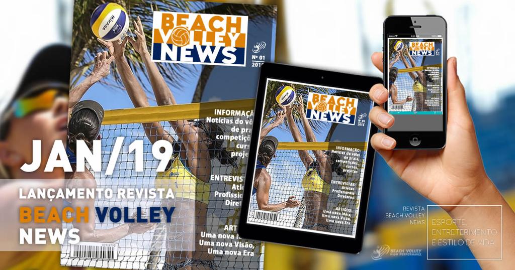 Beach Volley High Performance lança revista sobre vôlei de praia