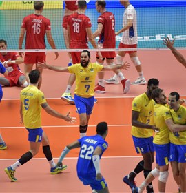 Brasil bate a Sérvia e está na final pela quinta vez consecutiva