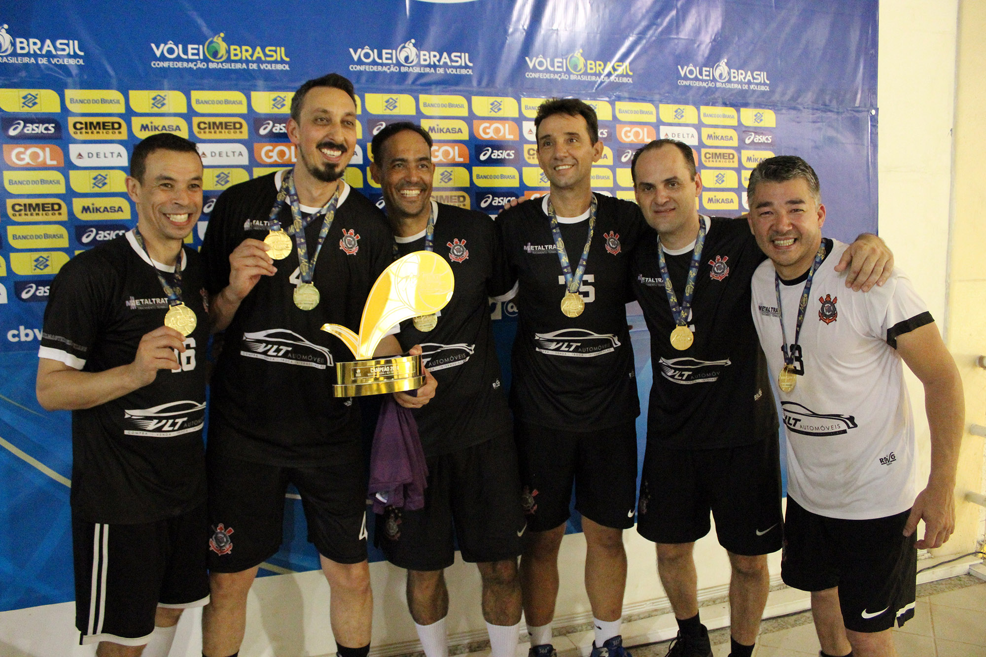 Corinthians vira e fica com o ouro na 45+ masculina