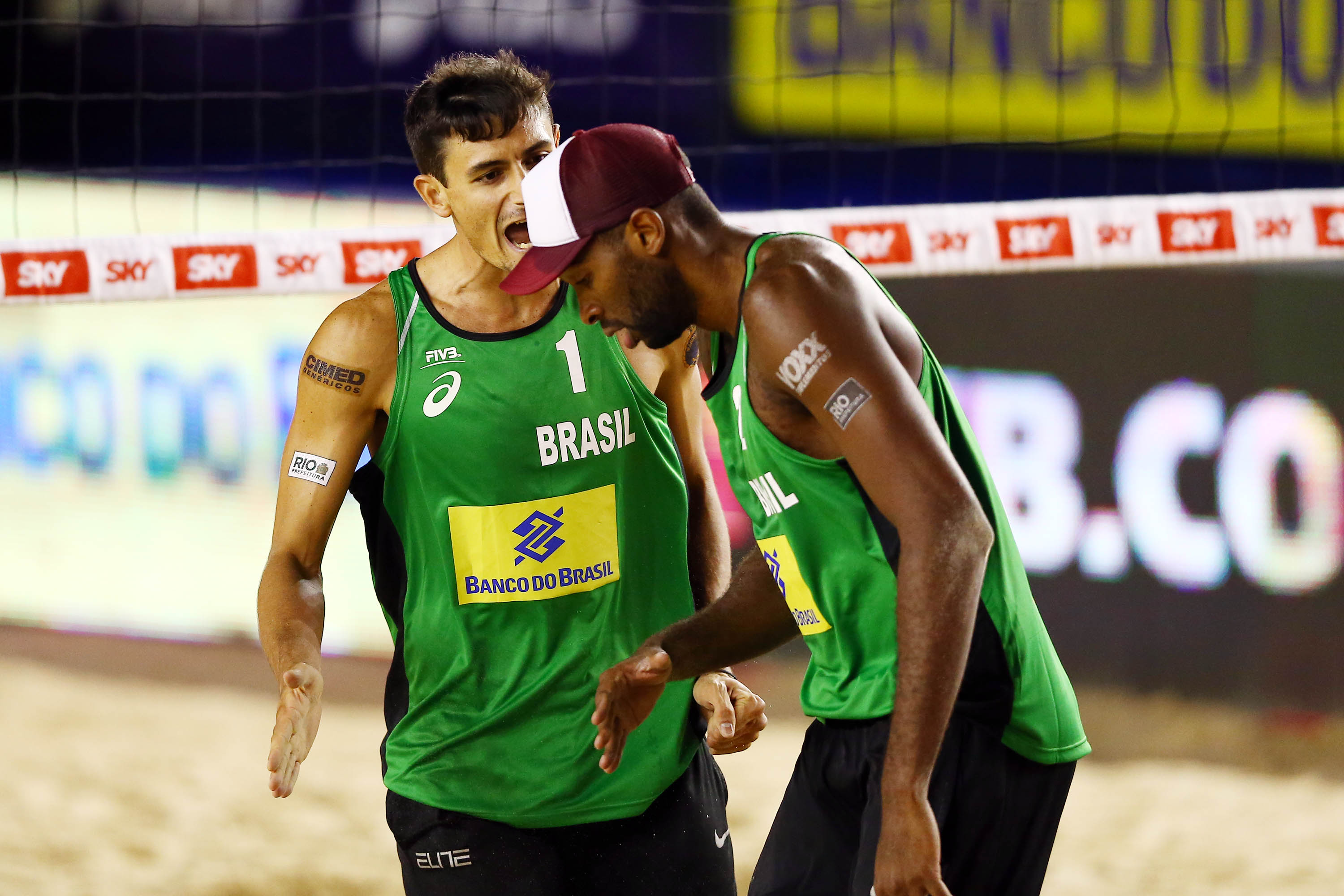 Evandro e André disputam o ouro contra noruegueses na etapa brasileira