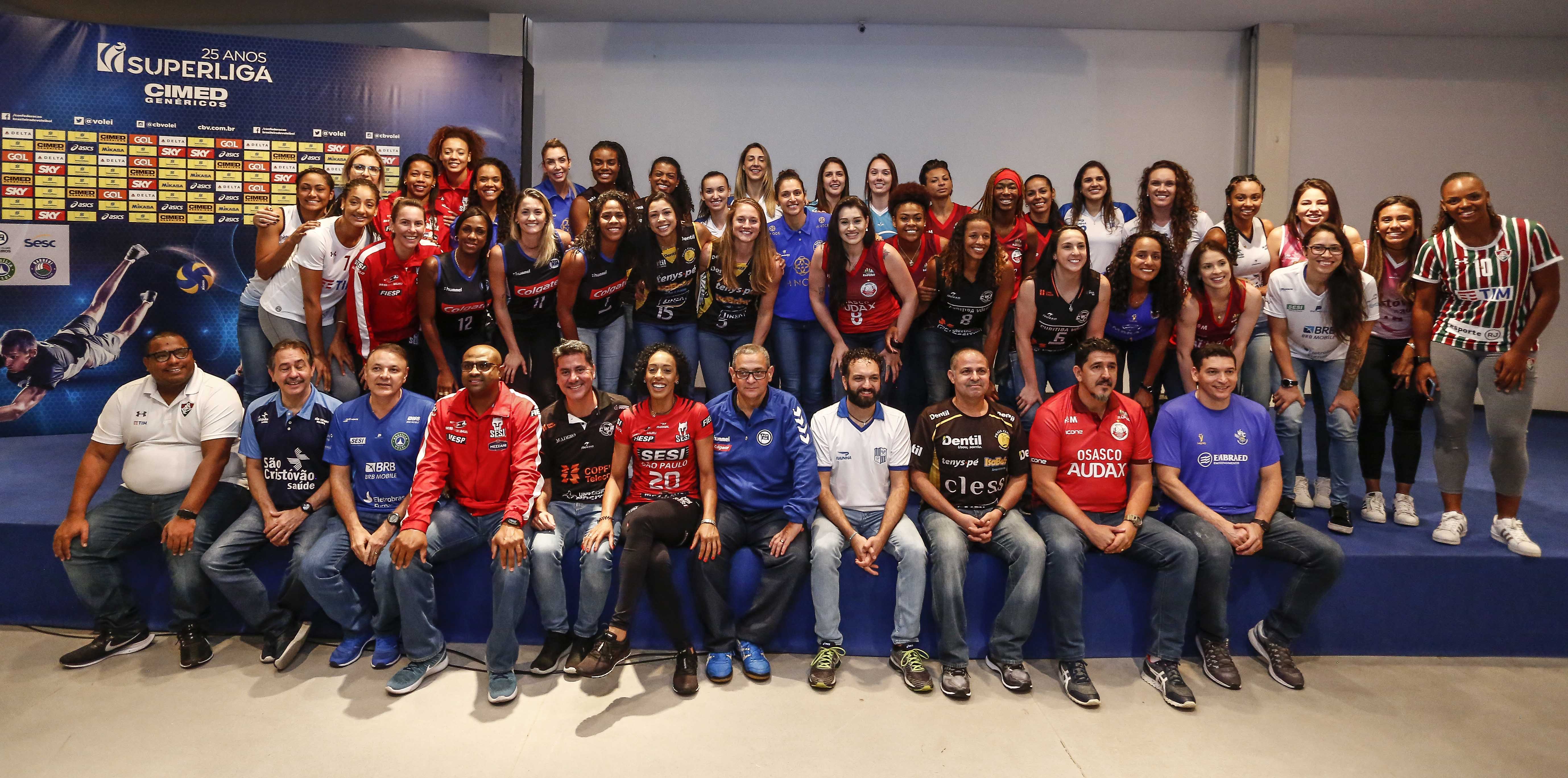 Lançamento em São Paulo reúne representantes dos 12 times participantes 