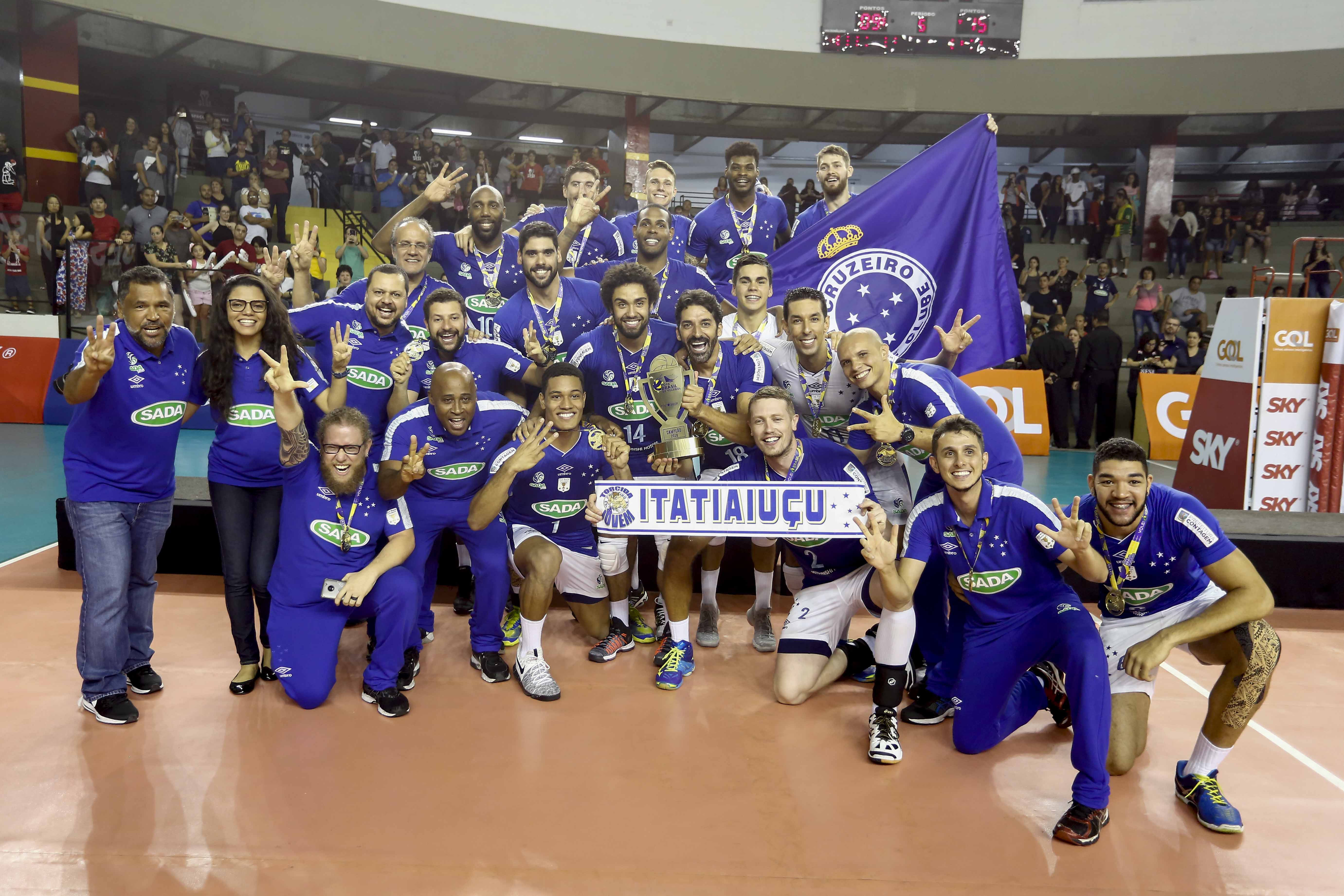 Sada Cruzeiro é tricampeão