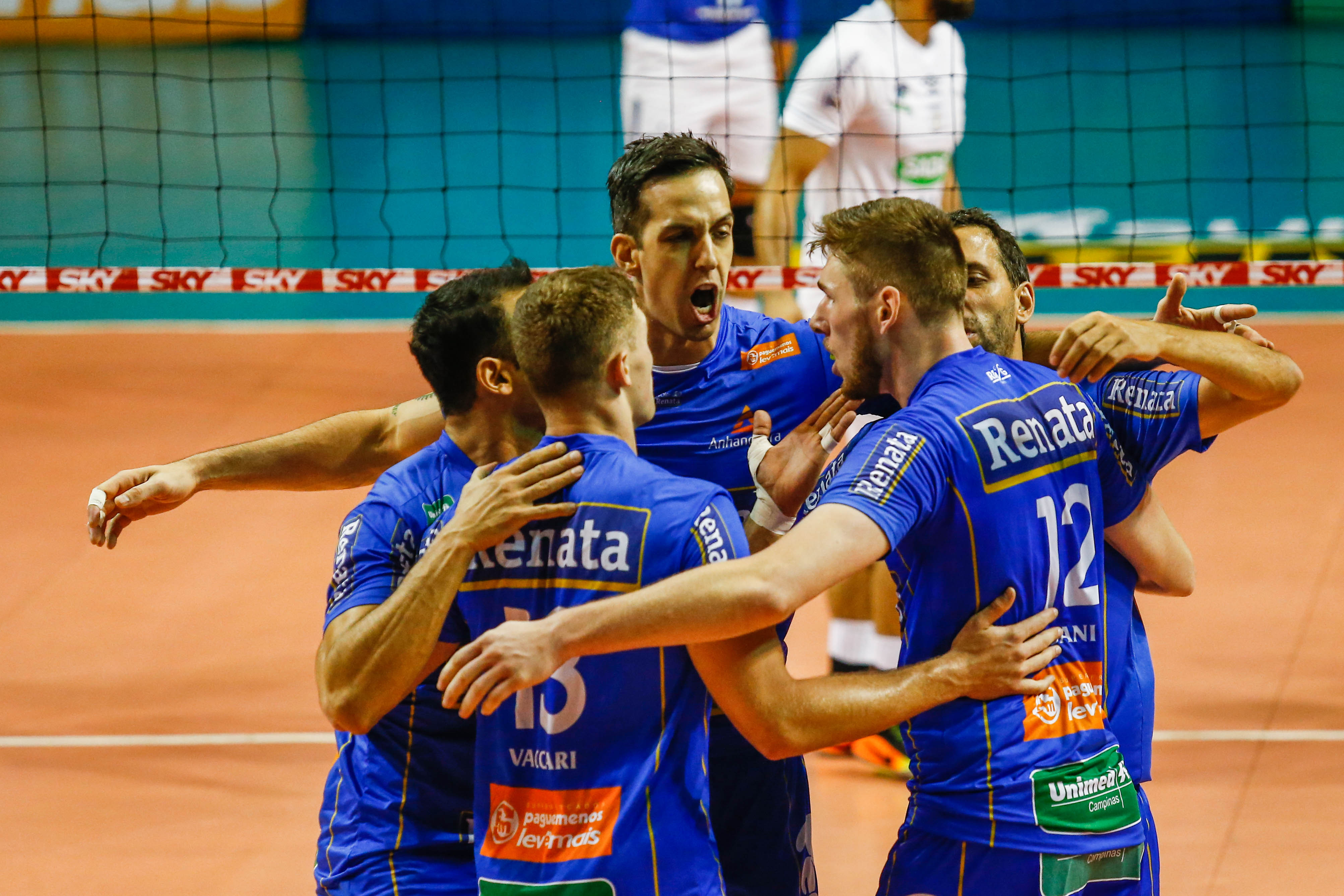 Vôlei Renata vence o Sada Cruzeiro na partida de abertura