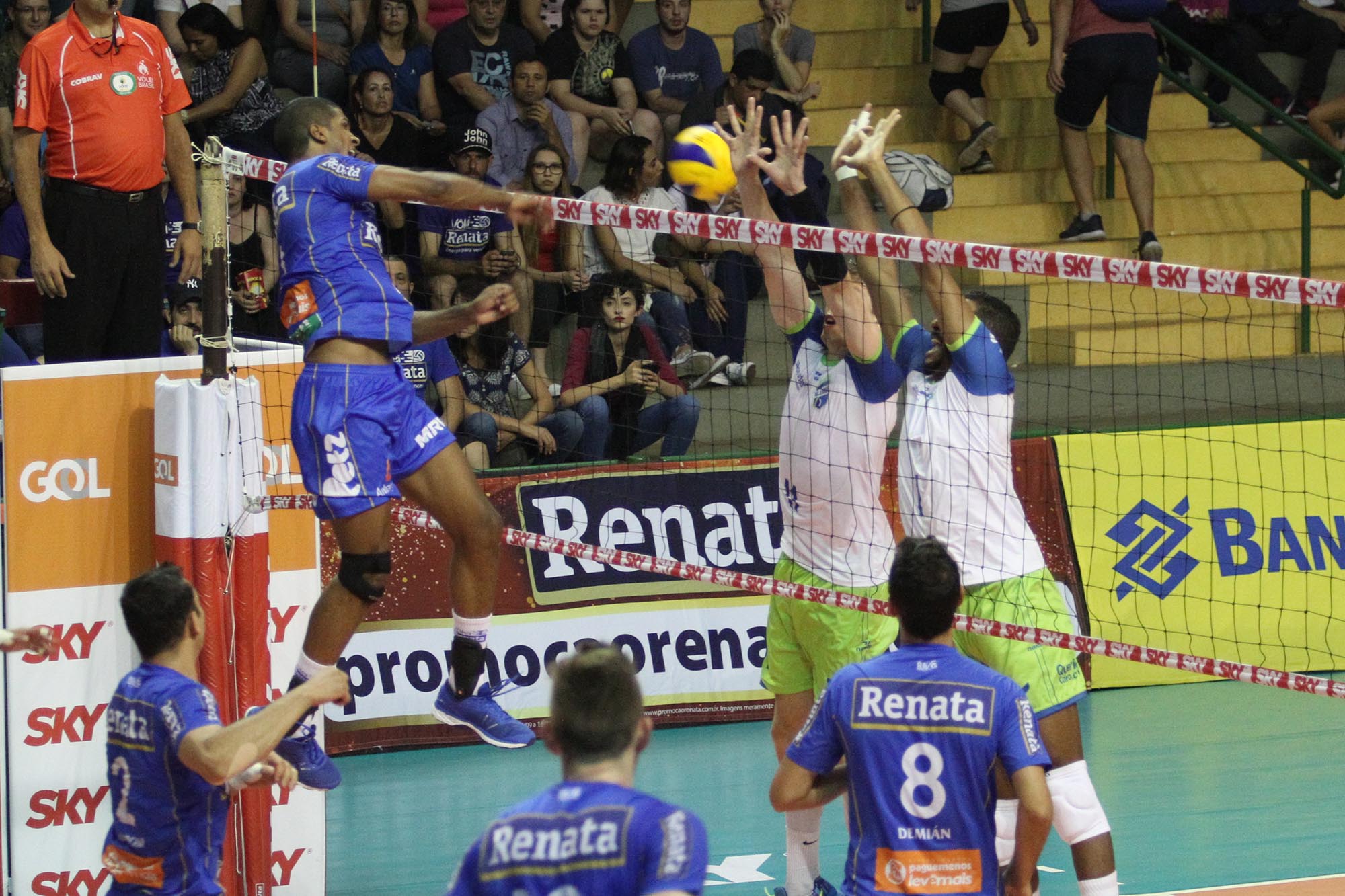 Vôlei Renata vence o São Judas Voleibol e segue invicto