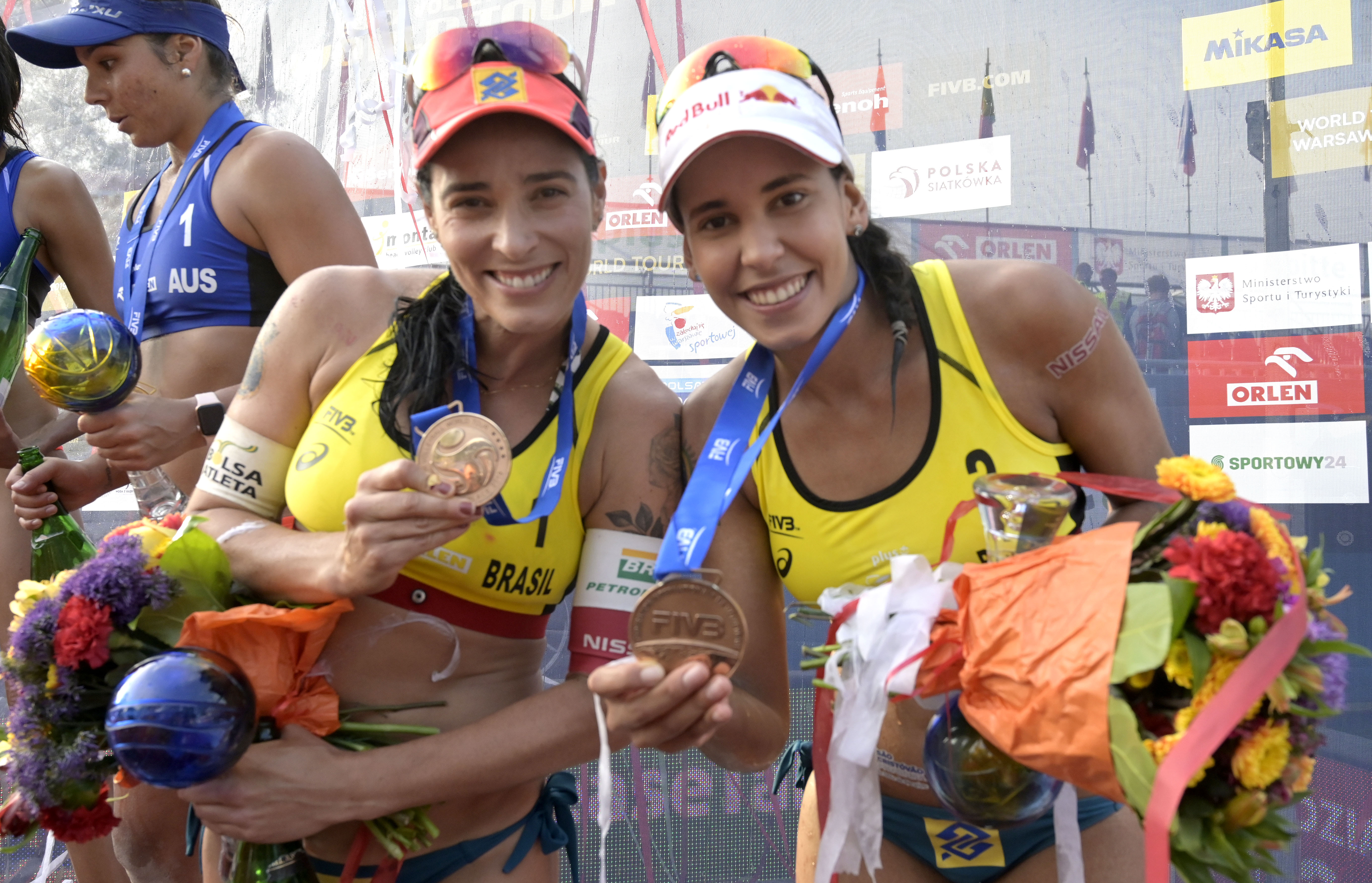 Ágatha e Duda levam a medalha de bronze na etapa quatro estrelas de Varsóvia 