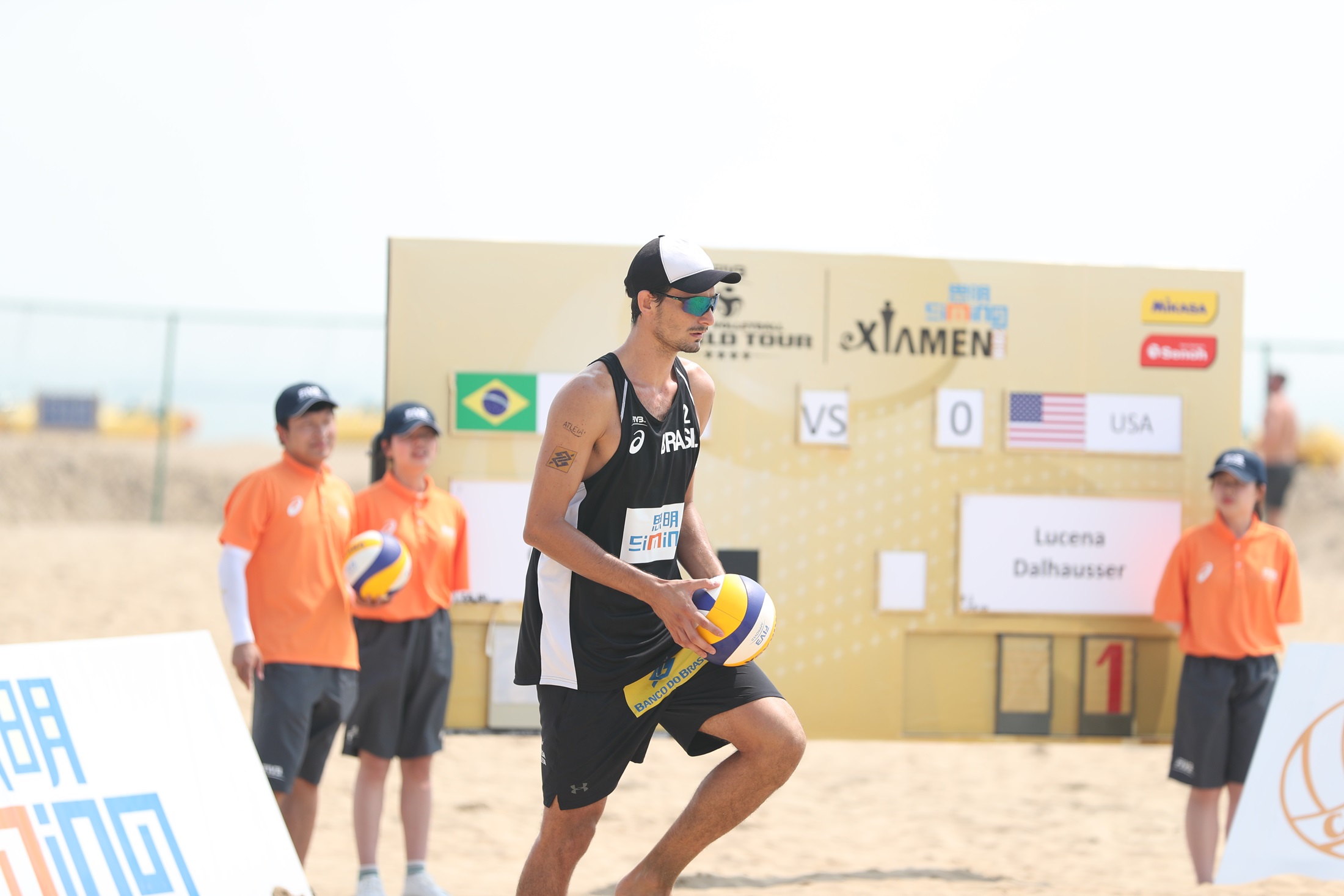 Alison/Álvaro Filho e André Stein/George se garantem na repescagem em Xiamen