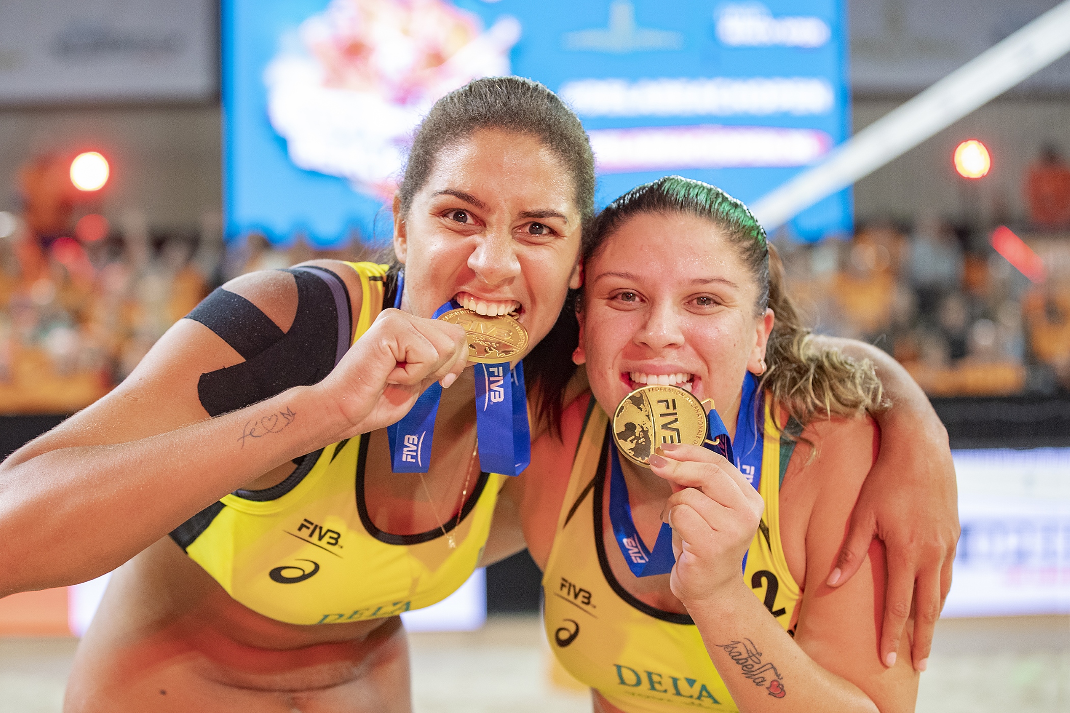 Ana Patrícia/Rebecca vence dupla dos EUA e leva o título na Holanda