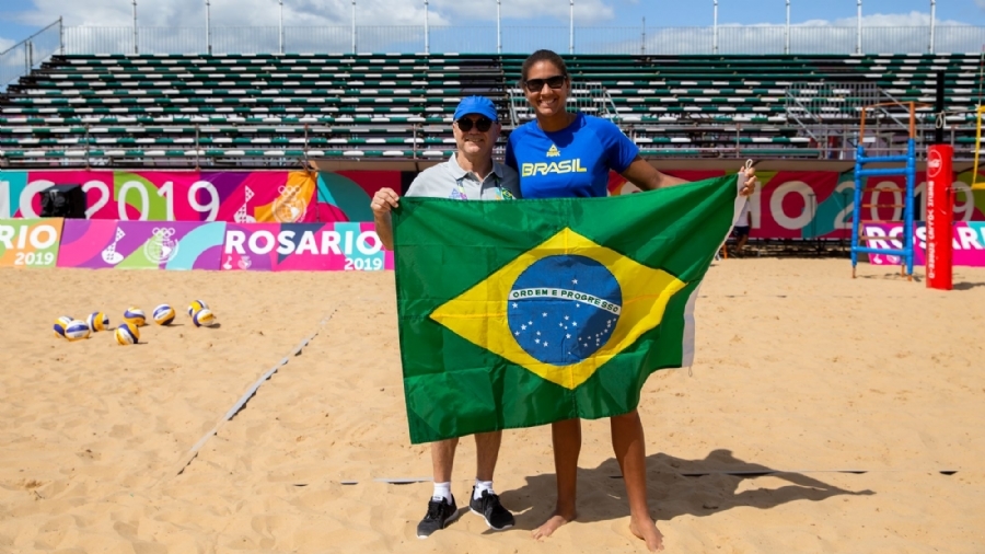 Brasil busca medalhas com duas duplas em Rosário, e Ana Patrícia será porta-bandeira