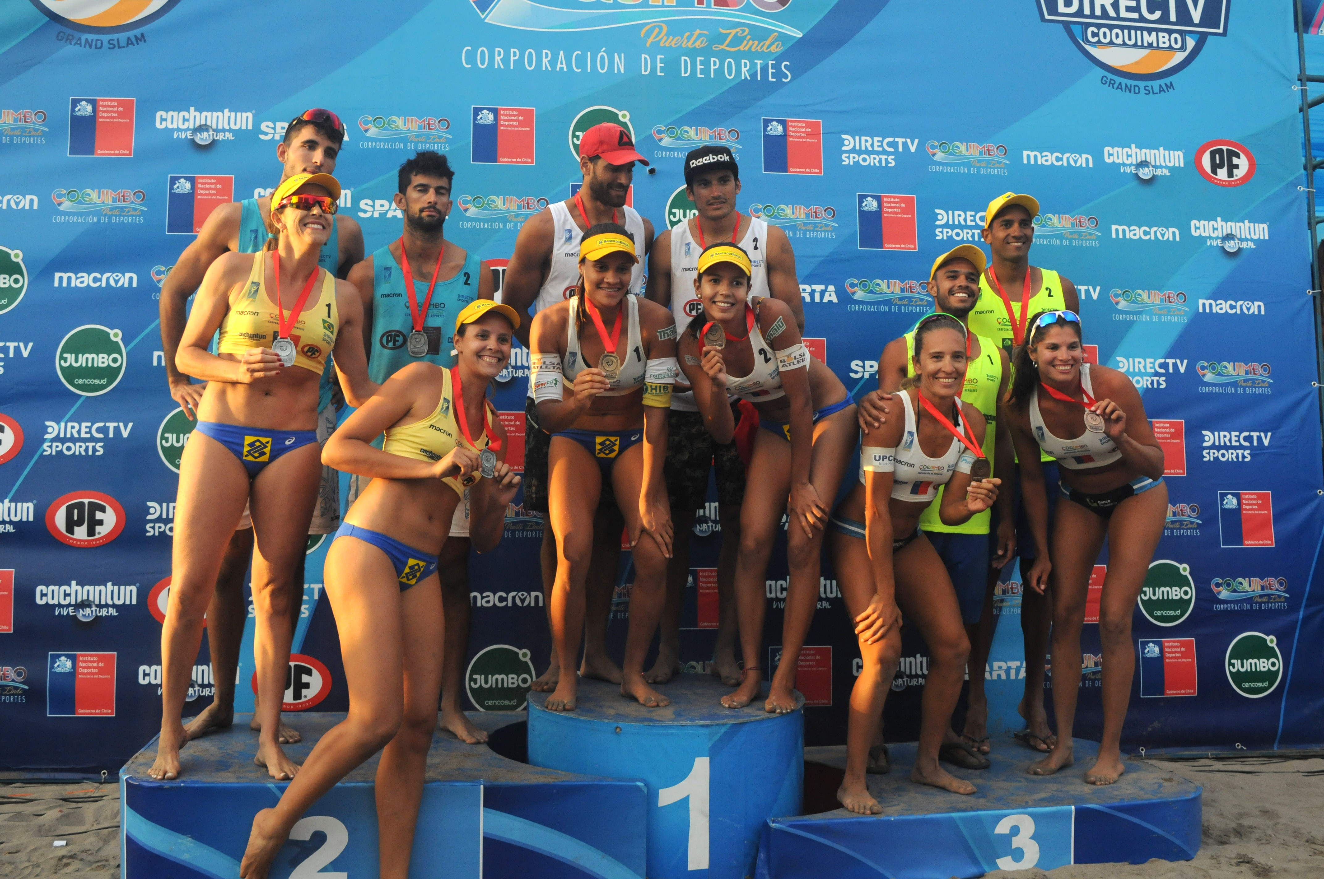 Brasil domina e leva ouro, prata e bronze em etapa de Coquimbo, no Chile