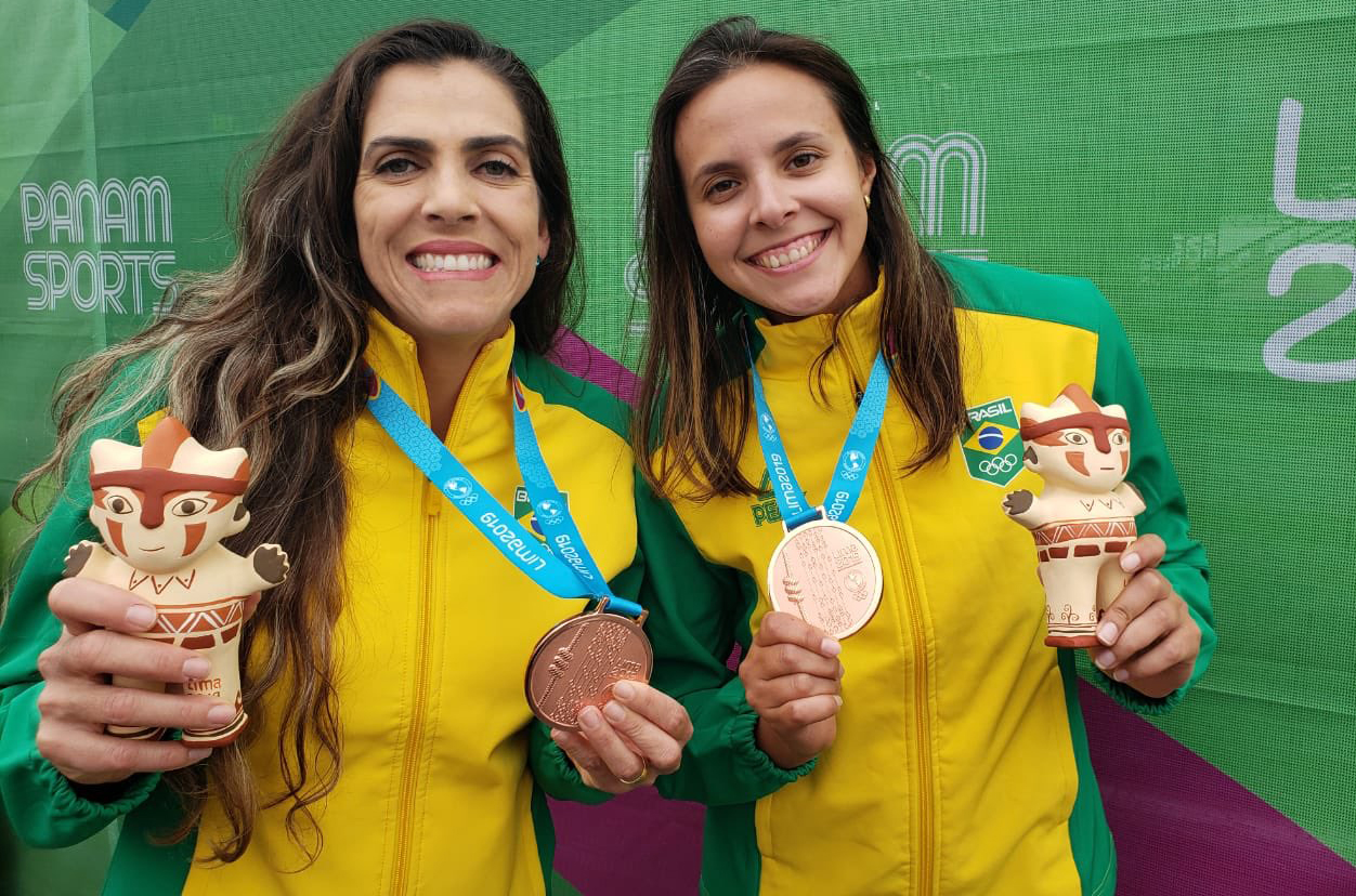 Carol Horta/Ângela vence cubanas e conquista o bronze para o Brasil